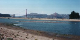 Golden Gate Bridge 20010926: The San Francisco Golden Gate Bridge, 26th Sep 2001.