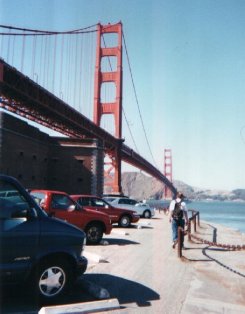 Golden Gate Bridge 20010926-2: Golden Gate from Fort Point.